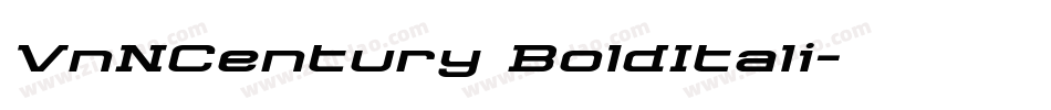 VnNCentury BoldItali字体转换